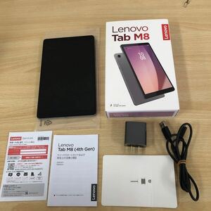 美品 タブレット Lenovo Tab M8 4th Gen 64GB TB300FU アークティックグレー Androidタブレット・電子機器