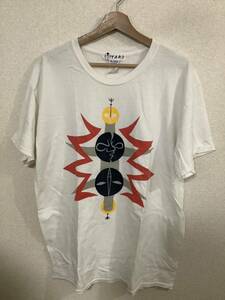 TARO タロー　岡本太郎　太陽の塔　プリントTシャツ　半袖Tシャツ　デザイン　レトロ　昭和　ビンテージ　古着