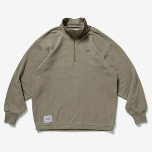 WTAPS 201ATDT-CSM31 POLO LS SHIRT 03 ハーフジップ スウェット ダブルタップス