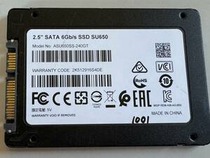ADATA SSD 240GB【動作確認済み】1001