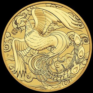 [保証書・カプセル付き] 2023年 (新品) オーストラリア「フィネックス・不死鳥」純金 1オンス 金貨
