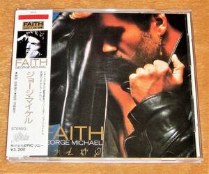 税表記なし帯付きCD☆ジョージ・マイケル／FAITH（32・8P-231） フェイス、GEORGE MICHAEL、ワム！