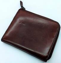 ★希少　ホーウィン社製 シェル コードバン　PUBS CRICKET　パブス クリケット 財布　茶　Horween Leather　SHELL CORDOVAN