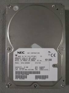 8.4GB NEC D5PA-305008 3.5インチ IDE 注意状態 ジャンク品