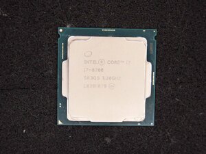 【T563】CPU★Core i7-8700 3.20GHz