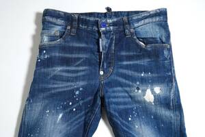 【正規品】日本限定モデル 10万 42 Dsquared2 ディースクエアード SEXY TWIST JEAN S71LB0683 ラグジュアリー ストレッチ デニム