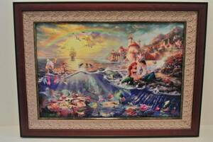 Disney Fine Art ディズニーファインアート リトルマーメイド　アリエル　限定 レア　入所困難　Thomas Kinkade