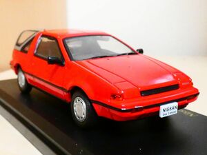 国産 名車コレクション 1/43 日産 NISSAN EXA キャノピー 1986 赤 アシェット 旧車 クラシックカー ミニカー ＴD