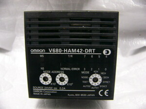 ★動作保証美品★ OMRON V680-HAM42-DRT RFID アンプ一体コントローラ（IDフラグセンサ）端子台有