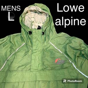 訳あり品！Lowe alpine ロウアルパイン　ナイロンアノラック　マウンテンジャケット　プルオーバージャケット　ジップジャケット MENS L