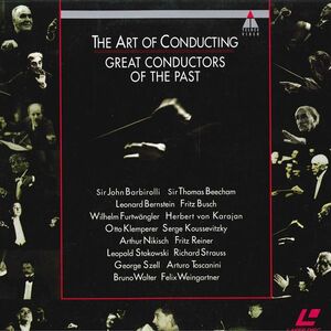 LASERDISC Various Art Of Conducting Great Conductors Of The Past WPLS4009 TELDEC /00600