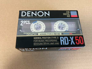カセットテープ DENON RD-X 2本