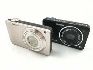 ♪▲【SONY ソニー】コンパクトデジタルカメラ 2点セット DSC-WX10/5 まとめ売り 0429 8