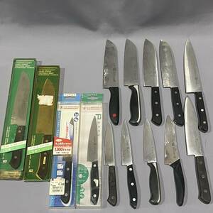 【中古品】J.A.HENCKELS/ヘンケルス 三徳 ペティなどまとめて14本 料理包丁 調理器具