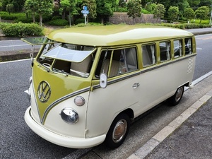 VW　T2　ワーゲンバス　13W　DX　デラックス　クーラー　ヒーター付き　サファリウインドー　TYPE2　タイプ２