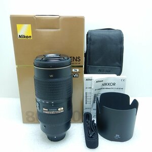 Nikon AF-S NIKKOR 80-400mm f/4.5-5.6G ED VR 望遠 ズームレンズ Fマウント【中古】026