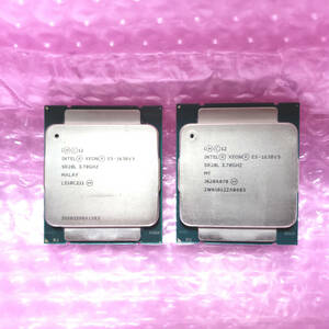【 2個セット 】インテル Xeon プロセッサー E5-1630 v3 / 3.70GHz 4コア/8スレッド BIOSのみ確認済み CPUのみ INTEL #717