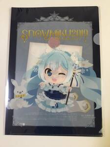 【激レア、新品】初音ミク　「さっぽろ雪まつり×SNOW MIKU 2019」クリアファイル　雪ミク大通会場限定販売　箱に入れて発送予定