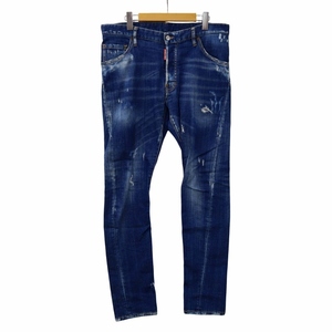 ディースクエアード DSQUARED2 Classic Kenny Jean クラシックケニー ダメージ ウォッシュ加工 ストレッチ デニムパンツ 48(M)