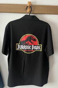 【新品未使用品】ジュラシックパーク シャツ ワークシャツ アロハシャツ ブラック 2Lサイズ