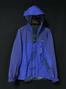 ◆patagonia パタゴニア 90s Torre jacket L マウンテンパーカー トーレ 90s　ヴィンテージ　ブルー×パープル