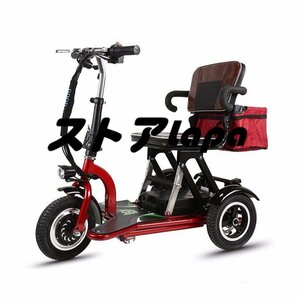 店長特選 折りたたみ電動シニア カート， 電動車いす， 48V300W， 30KM/H， 3速トランスミッション，アームレストは L1125