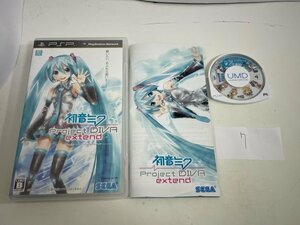 SONY ソニー PSP プレイステーションポータブル 動作確認済 初音ミク Project DIVA extend SAKA7