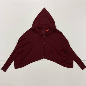 vivienne westwood RED LABEL 変形 レーヨン ニット カーディガン ワイド フーディー ヴィヴィアンウエストウッド archive 2120151