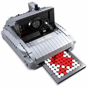 【訳あり新品】レゴ風ブロック(797ピース)インスタントカメラ おもちゃ 知育玩具 説明書付き プレゼント 立体 パズル　対象年齢6歳以上