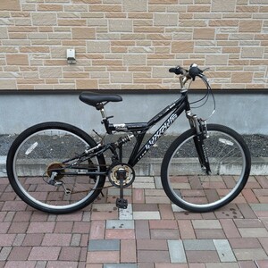 札幌厚別〜マウンテンバイク風自転車　MTB　26インチ3×6切替　試乗可能