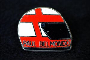 ☆ F1 GP ピンバッジ ポールベルモンド ヘルメット rcitys Paul Belmondo