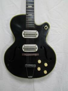 1960s Silvertone Espanada H1427 Vintage Archtop Guitar Harmony H63, ギブソンP-13 Pickups　シルバートーンUSA　フルアコースティック