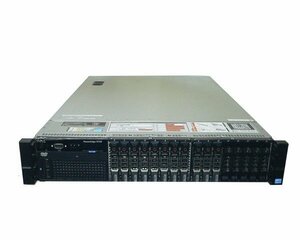 DELL PowerEdge R720 Xeon E5-2620 V2 2.1GHz×2基 メモリ 32GB HDD 1.2TB×11 (SAS 2.5インチ) DVD-ROM AC*2 PERC H710p