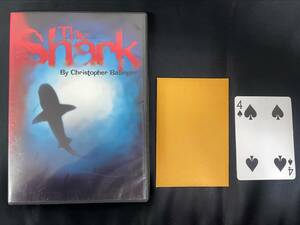 【D289】The Shark　ザ・シャーク　Christopher Ballinger　クリス・バリンガー　カード　ギミック　DVD　クロースアップ　マジック　手品