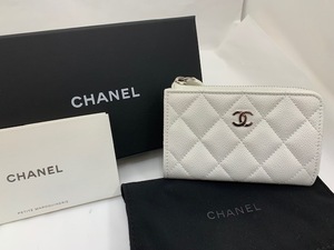 ☆格安セール☆ 【極美品】CHANEL　マトラッセ キャビア　ココマーク コインケース　キーケース　◆23261