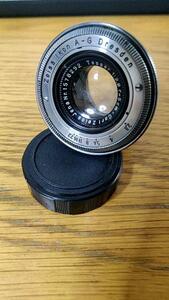 Carl Zeiss Jena Tessar 5cm f2.8 カールツァイス イエナ テッサー 50mm Contax コンタックスCマウント レンジファインダー