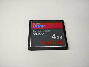 4GB　SanDisk　ultra　30MB/s　CFカード　フォーマット済み メモリーカード　コンパクトフラッシュカード