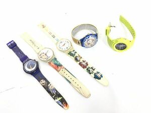 1円 ジャンク品 スウォッチ カシオ クオーツ 腕時計 おまとめ大量セット EV584