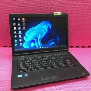 [値下げ]管理番号NK-30 ノートPC TOSHIBA PB551CBAUR5A51 core メモリ4GB HDD 320GB Windows11搭載　Windows10に変更可　激安