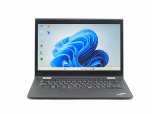 Win11Pro/1920X1080/カメラ内蔵/中古/14.3型タッチパネル/ノートPC/新品M.2SSD256GB/16GB/7世代i7/Lenovo　X1　Yoga　MS office2021搭載