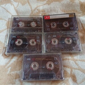 中古　カセットテープ　AXIA AI 60 5本　