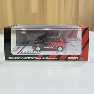 INNO 64 イノモデル 1/64 ホンダ シティ ターボ2 アドバン ADVAN モトコンポ Honda City Turbo Motocompo ◆　8830