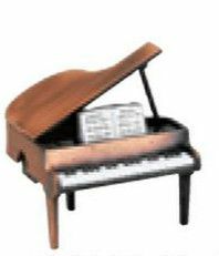 ●アンティーク・真鍮風置物（鉛筆削り付）グランドピアノ●