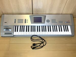 【現状品】KORG コルグ シンセサイザー TRINITY PLUSトリニティプラス シルバー 通電確認済み IK