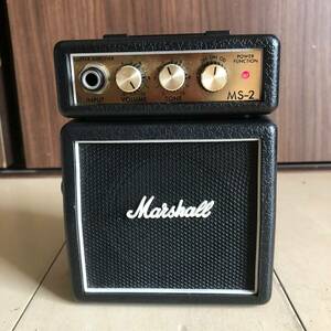 Marshall 　MS-2　ミニアンプ 　通電確認済み　　