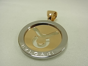 ブルガリ BVLGARI トンドペンダント 牡牛座 【中古】 【ペンダント】