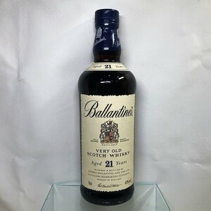 バランタイン BALLANTINES 21年 ベリーオールド ブレンデッド スコッチ ウィスキー 750ml 43% 未開栓 古酒 お酒 F368-23