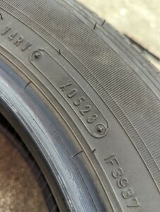 DUNLOP エナセーブ 15580R14 1本 2023年製 バリ溝 中古タイヤ 155/80R14