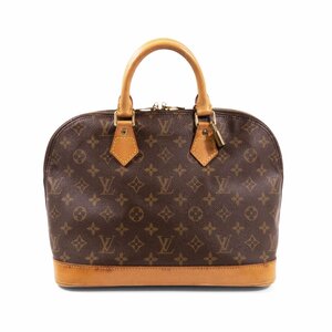 LOUIS VUITTON ルイヴィトン アルマ PM M51130 ハンドバッグ 手提げ 鞄 モノグラム・キャンバス×レザー ブラウン×ゴールド金具