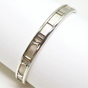 ＊TIFFANY&Co.(ティファニー）アトラス バングル＊m 21.1g jewelry bangle bracelet accessory silver DB7/DB7